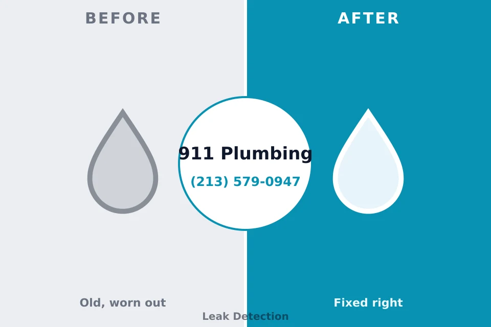 Before and after: plumbing company Keshena, WI